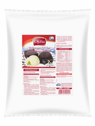 MISTURA PARA PETIT GATEAU E BROWNIE 2KG PLÁSTICO